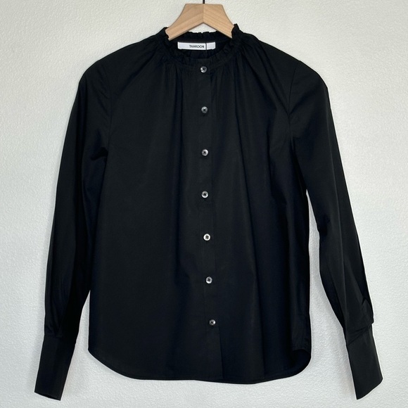 Thakoon Black Button Down Shirt sz S - Picture 1 of 6